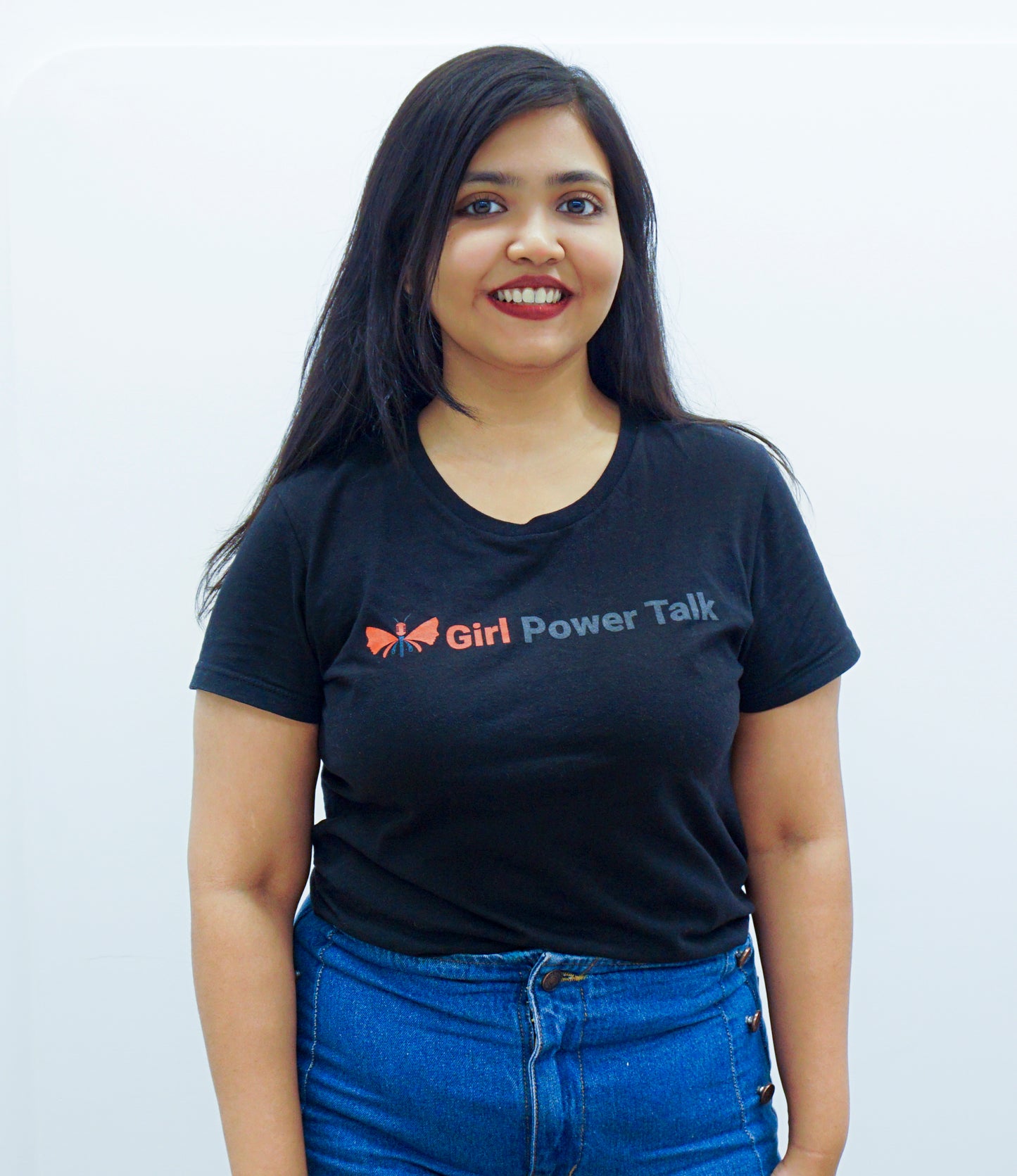 Girl Power Talk || Round Neck T-shirts