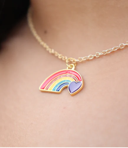 Rainbow Charm pendant chain